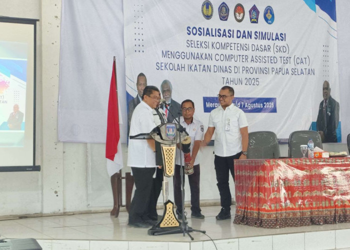BKPSDM Papua Selatan Siapkan OAP Hadapi Seleksi Sekolah Kedinasan Lewat Simulasi CAT