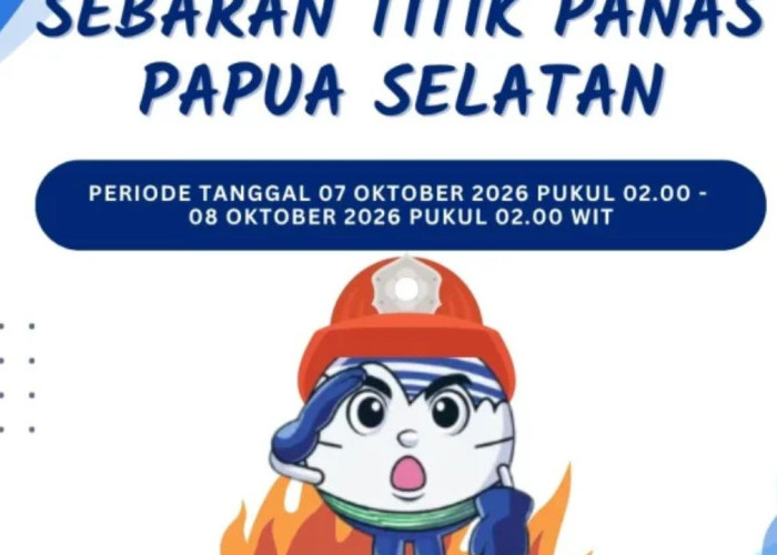Waspada Karhutla: BMKG Mopah Merauke Rilis Lonjakan Titik Panas di Papua Selatan