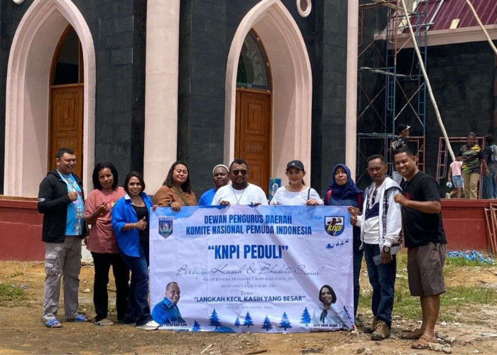 KNPI Papua Selatan Gelar KNPI Peduli 2025, Sentuh Gereja dan Asrama di Merauke