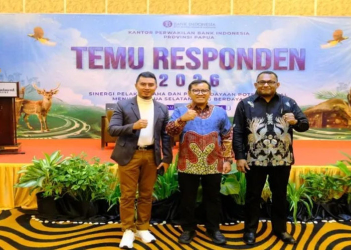 Wujudkan Ekonomi Papua Selatan Berdaya Saing, BI Papua Gelar Temu Responden 2026 di Merauke
