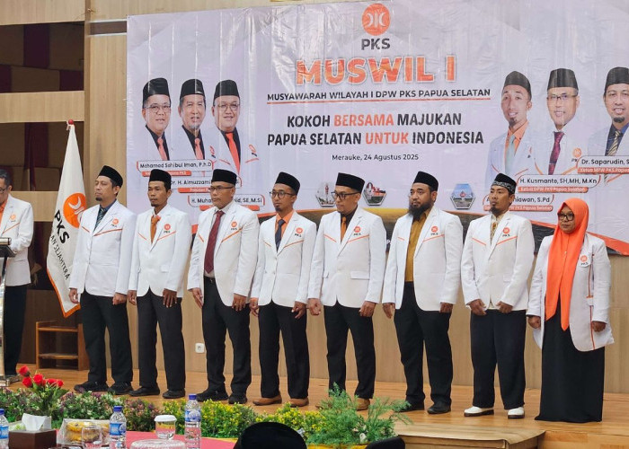 PKS Papua Selatan Gelar Muswil I, Kukuhkan Pengurus Periode 2025–2030