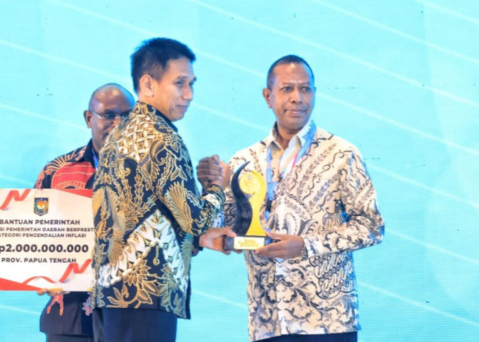 Papua Selatan Raih Penghargaan Pengendalian Inflasi Terbaik I 2026, Sukses Jaga Stabilitas Ekonomi