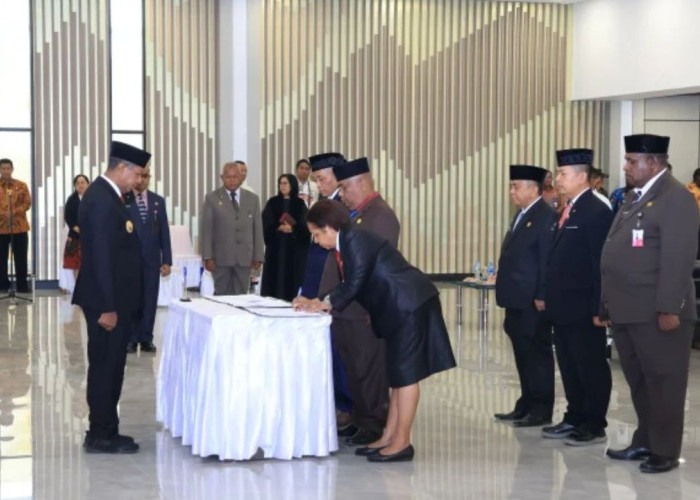 Perkuat Pelayanan Publik, Gubernur Papua Selatan Rombak 6 Pejabat Pratama