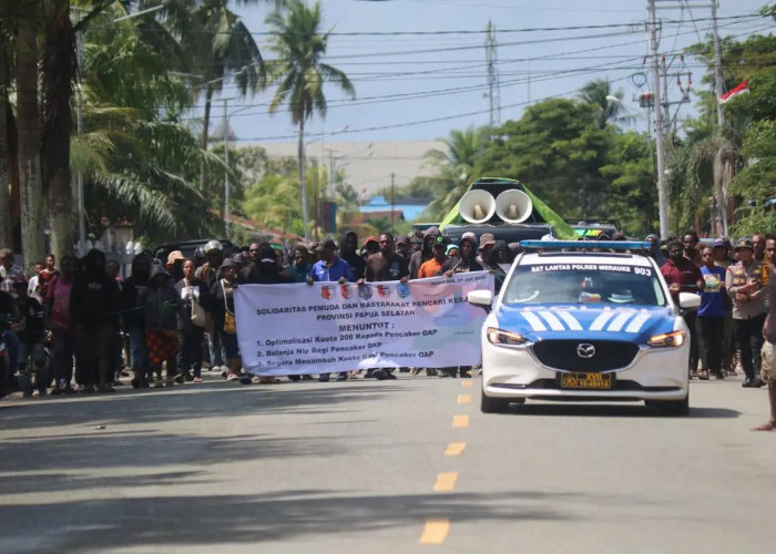 Solidaritas Pemuda dan Pencari Kerja Papua Selatan Tuntut Kepastian Kuota OAP