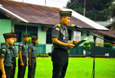 Upacara Bendera Mingguan, Prajurit Kodim Merauke Teguhkan Semangat Nasionalisme