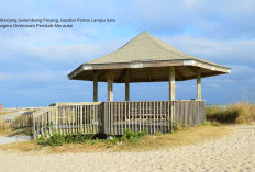 Diterjang Gelombang Pasang, Gazebo Pantai Lampu Satu Segera Direnovasi Pemkab Merauke